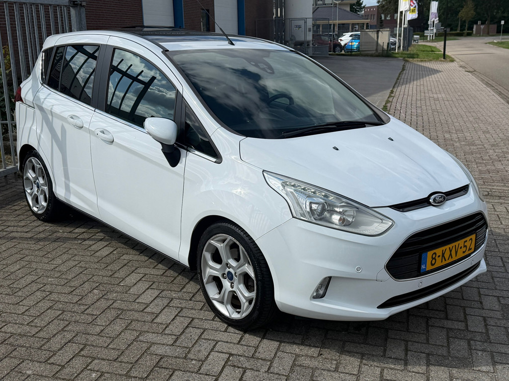 Ford B-MAX 1.0 EcoBoost Titanium X! PANO l NAVI l CAMERA l CRUISE l TREKHAAK l PDC l KEYLESS l LED! NAP l 2EIGENAAR l NIEUWE DRIEM 56483046-0.jpg | Autobedrijf van Susteren & Zn